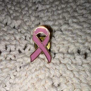 Pink Breast Cancer Awareness Ribbon Pin